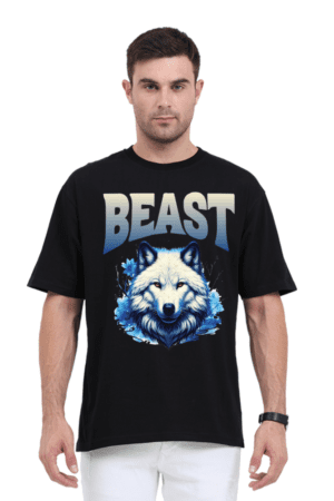 Unisex Oversized Classic T-Shirt - Beast Fox