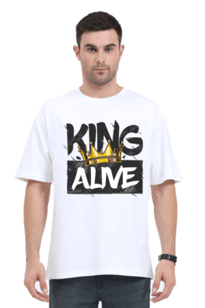 Unisex Oversized Classic T-Shirt -  King Alive